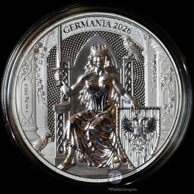 #ad 2026 Lady Germania Silver 1 oz BU Coin GM Germania Mint Mark In Capsule $158.79