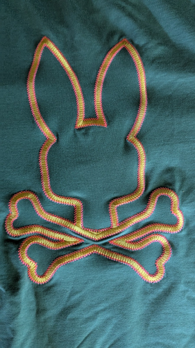 Psycho Bunny Floyd Embroidered Crewneck Sweat Shirt Agave Green Size Large - Picture 4 of 9
