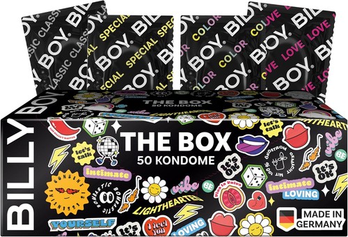 BILLY BOY The Box Kondome Mix 52mm 56mm 50er Pack Sorten Mixset Original - Bild 9 von 12