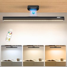 5W Magnetic Light Bar, 4000mAh Rechargeable Under Cabinet Lighting, 3 Colors ...