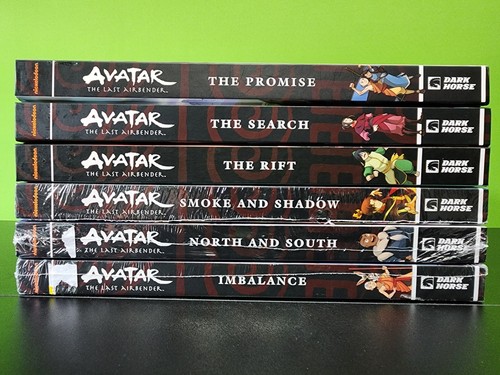 Avatar The Last Airbender 6 Hardcover Graphic Novel Book Lot *SEE DESCRIPTION*