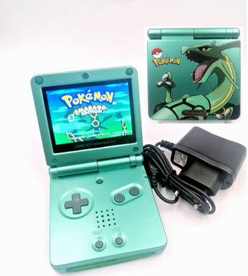 Gameboy Advance SP AGS 101  IPS V5 LCD Bildschirm  Nintendo Rayquaza NEU