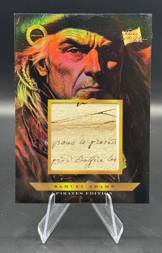 SAMUEL ADAMS PIECES OF THE PAST PIRATES EDITION HANDWRITTEN RELIC #653 - Picture 1 of 2