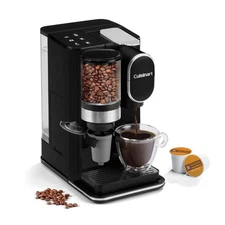 New, Cuisinart Grind & Brew Classic Black Single Serve Coffee Maker
