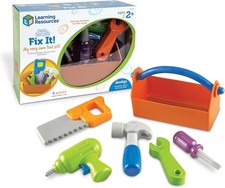 Toddler-Friendly 6-Piece Fix It Tool Set - Develops Fine Motor Skills, Ages 2 