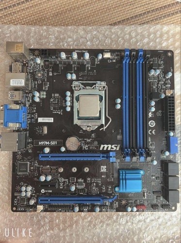 Msi H97M-501 Motherboard Bundle With Intel Core I5-4590 Cpu Micro Atx Desktop