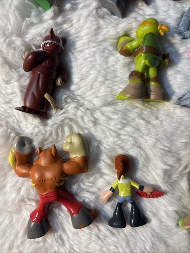 TMNT Teenage Ninja My Busy Books Nickelodeon Storybook Playmat 10 Figurines+more - Picture 13 of 18