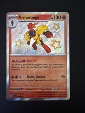 Armarouge Holo Shiny Rare SV: Paldean Fates 115/091 NM on eBay
