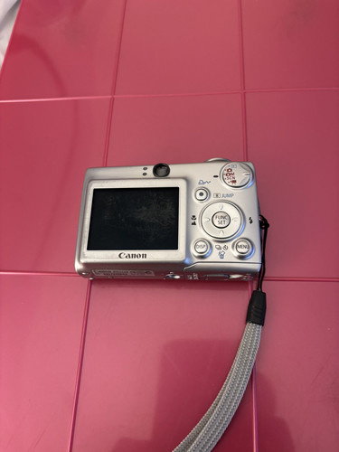 Canon PowerShot ELPH SD500-SILVER-7.1 MP-Digital Camera-SD Card & Charger-Tested - Picture 14 of 19