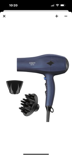 Conair Asciugatrice Velvet Touch, 1875 Watt, con Diffusore e Concentratore - Foto 3 di 3