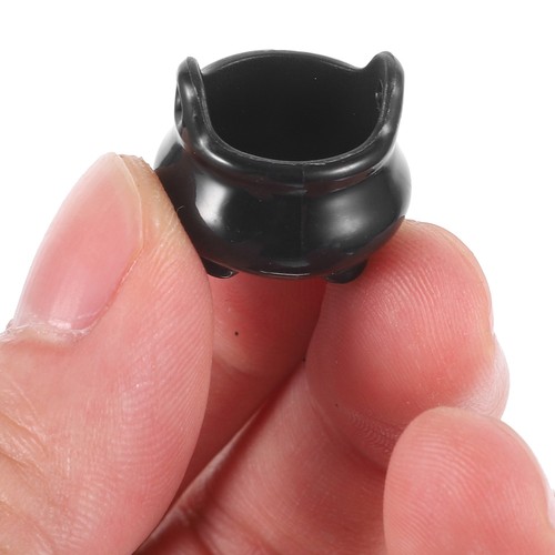 24 Pcs Plastic Decoration Witch Boiler Miniature Cauldrons Tiny Small Dollhouse - Picture 6 of 12