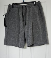 Member's Mark Men's Everyday Active Shorts Gray Heather Knit Drawstring XL