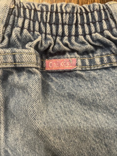Vintage OshKosh B’gosh Pants 4T Blue Jeans Girls Elastic Waist - Picture 8 of 10