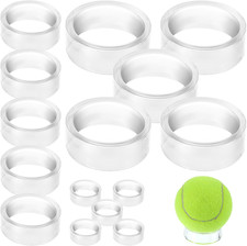 15 Pcs Acrylic round Ball Pedestal Plastic Sphere Stands Softball Ring Holder fo
