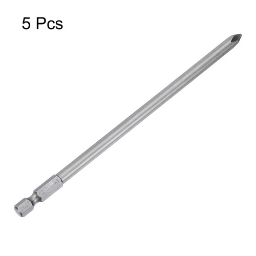 5pcs Magnetic Phillips Screwdriver Bit PH1 1/4" Hex Shank 150mm Long 6mm Rod - Imagen 3 de 7