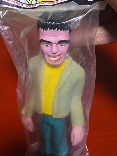 60er Jahre Bootleg Herman Munster Ersatz Quietschspielzeug versiegelt in Originalverpackung. - Bild 2 von 13