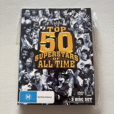WWE-Top 50 Superstars of All Time (DVD, 2010) Wrestling Collector 3 Disc Set