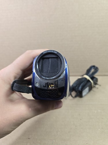 JVC Camcorder Everio GZ-MG630AU 60GB HDD Digital Video Camera Blue Used Tested  - Picture 8 of 14