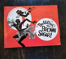 Harlem Program Bubbling Brown Sugar: A Musical Review, Vintage MUSTY ODOR READ