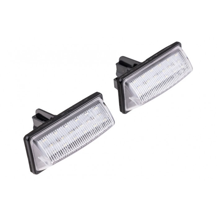 Feu de plaque d'immatriculation LED Nissan Note finition premium cristal