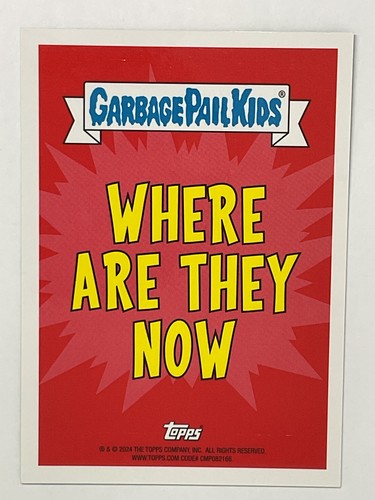 2024 Garbage Pail Kids SHORT MORT W-279a Green Refractor /99 - Picture 2 of 2