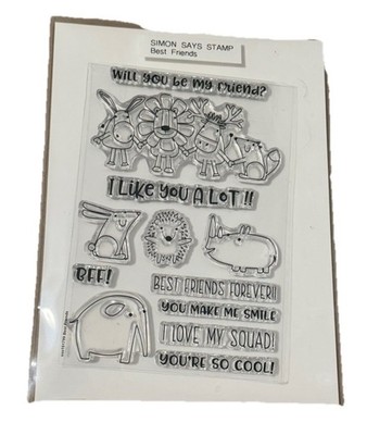 Simon Says Stamp Best Friends Clear Stamp Set Friendship Card Making Scrapbook