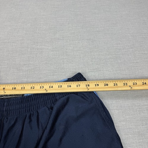 VINTAGE Nike Basketball Shorts Mens XL Blue Carolina Shiny Baggy Dazzle Y2K 90s - Picture 6 of 12