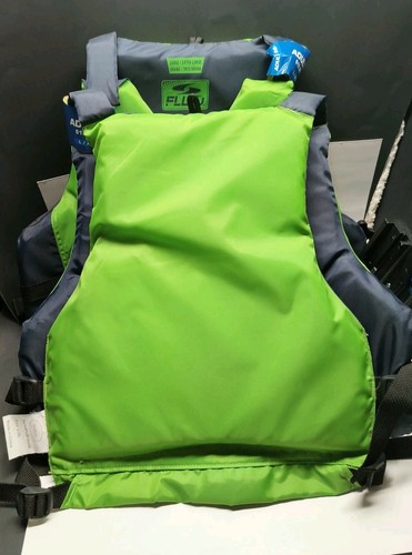2 FLUID LIFE JACKET Paddling Kayak Fishing US COAST GUARD APPROVED Large XL - Picture 2 of 5