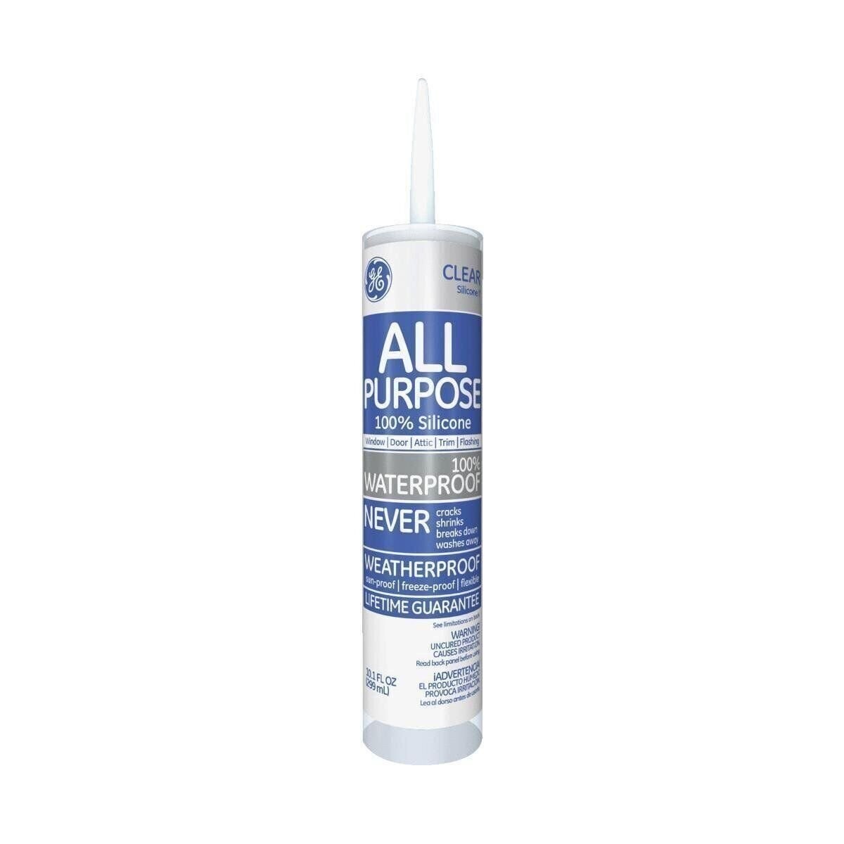 GE Silicone 1 All Purpose 100% Silicone Sealant. Available Now for $19.27