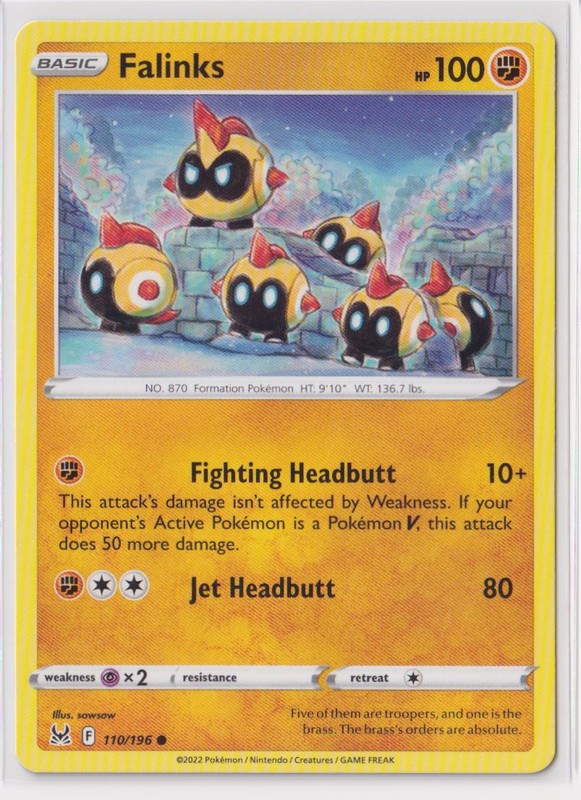 Pokemon Lost Origin - 110/196 Falinks