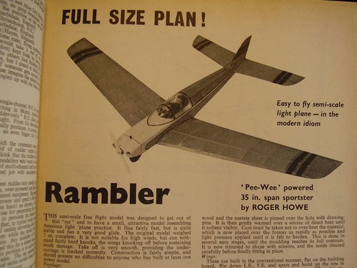 RARE 2 X MODEL AIRCRAFT MAGS AEROMODELLER SEPTEMBER & OCTOBER 1964  WITH PLANS - Picture 3 of 8