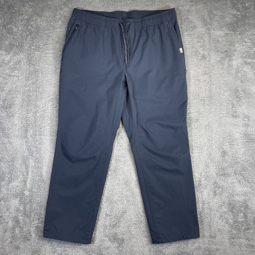LL Bean Pants Men Large Blue Multisport Outdoor Hiking Drawstring Stretch Hybrid - Picture 2 of 14