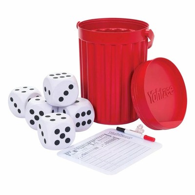 Eastpoint Giant Yahtzee - 6 übergroße Schaumstoffwürfel, Kunststoffwanne zum Rollen & Aufbewahren