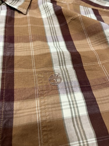 Camicia Maniche Corte Timberland Short Sleeve Shirt Vintage Check Style Size L - Imagen 5 de 11