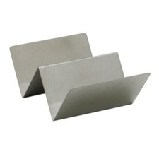 Winco TCHS12 12 Slots Stainless Steel Taco Holder