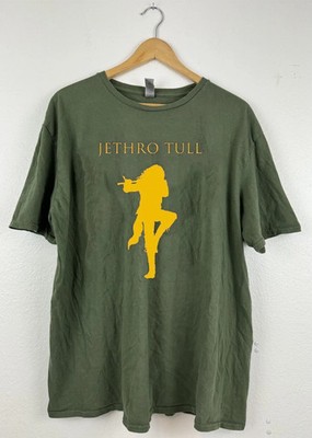 Jethro Tull Rocking On Stage Tee Shirt Green All Size S-5XL Unisex Shirt