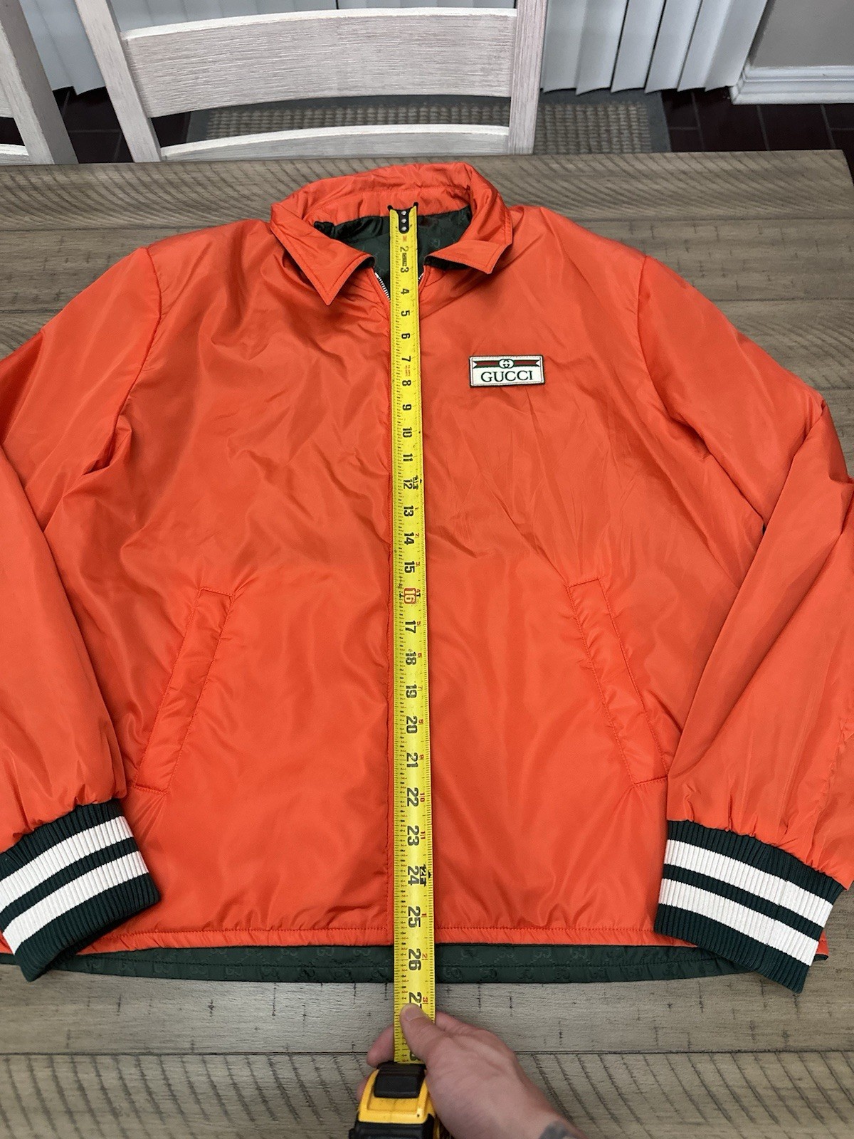 Gucci Monogram Reversible Jacket 48 - image 9