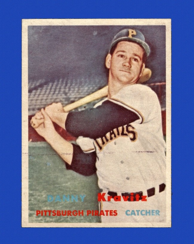 1957 Topps Set-Break #267 Danny Kravitz EX-EXMINT *GMCARDS*