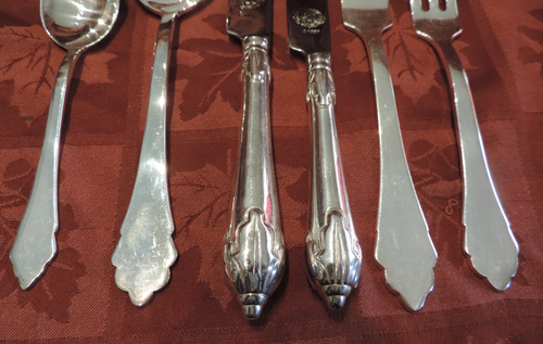 6 PC Set The Source Perrier Collection 1997 Silverware Serving Flatware Nice #2 - Picture 3 of 5