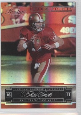 2007 Playoff Prestige Xtra Points Red 29/100 Alex Smith #124 xm0