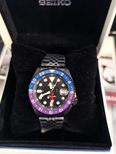 Seiko 5 Sports SSK027K1  Yuto Horiyone (with box*) Black Dial #1289 SSK027K1-NEW - Foto 8 di 8