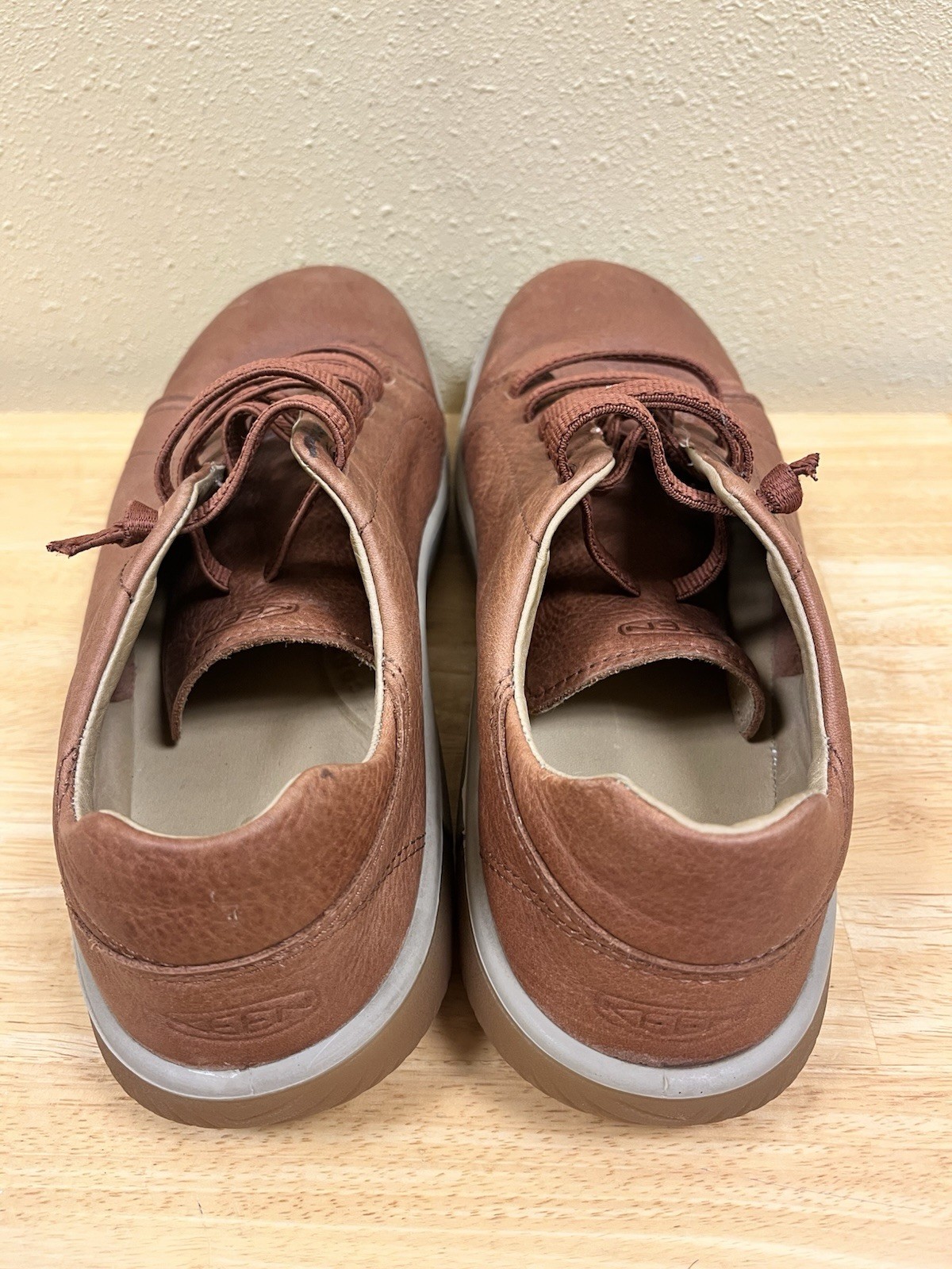 Taglia 13 US Sneakers Keen KNX da uomo in pelle conchiglia tartaruga plaza taupe 1028977