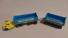 VINTAGE MATCHBOX LESNEY KING SIZE K-16 DODGE TWIN TIPPER TRACTOR TRUCK