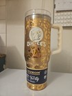 Buc-ee’s Yukon Outfitters Gold Leopard Cheetah 40 oz Tumbler with Handle & Straw