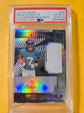 2024 Panini Illusions - Brian Thomas Jr. #108 Blue /99 (AU, MEM, RC)
