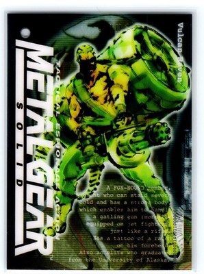 Metal Gear Solid Trading Card #011 Vulcan Raven Punched CH-VR 3006