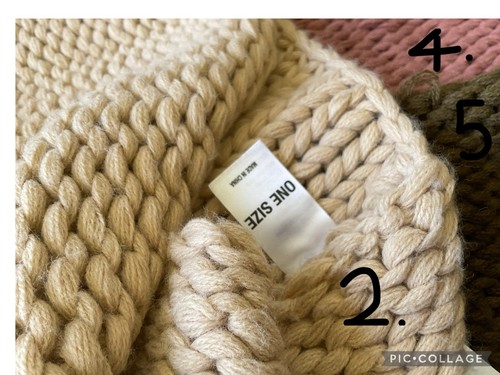 One Women’s Men’s Chunky Knit Snood Infinity Loop Cowl Scarf Choose Your Colour - Picture 10 of 16