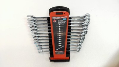 JIN TOOL-Made in Taiwan-Long Pattern Combination Wrench Set - Metric (12 PCS, 8-
