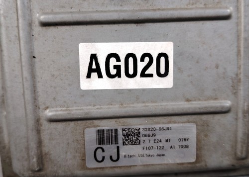 SUZUKI VITARA ESCUDO 2.7L M/T 4WD ENGINE CONTROL MODULE ECU ECM PCM 33920 66J91 - Picture 14 of 19