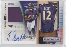 2018 Panini Rookies & Stars Dress for Success Relics 55/99 Jaleel Scott Auto he0